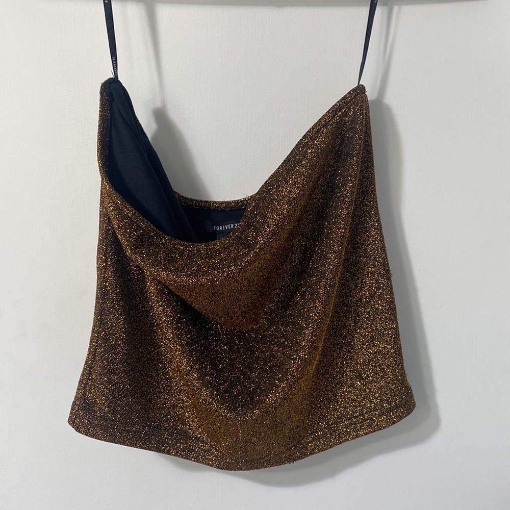 Glittery Strapless Party Top!